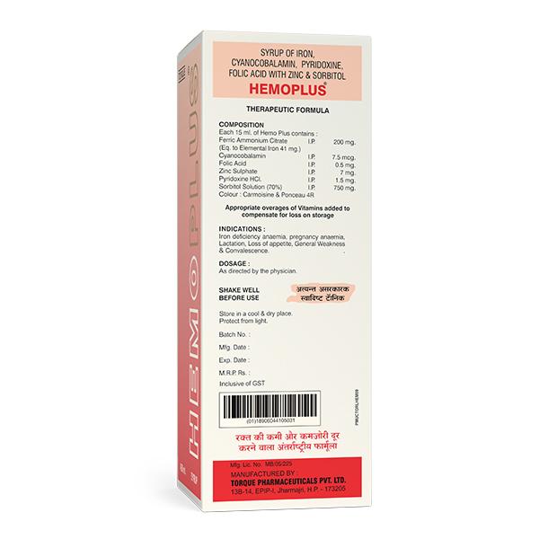 Hemoplus Syrup 450ml