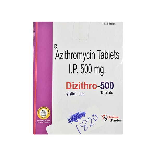 DIZITHRO 500 Tablet 5's