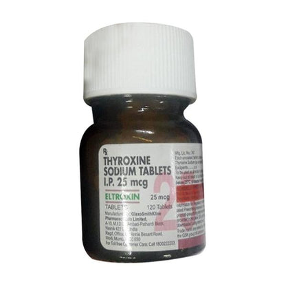 ELTROXIN 25mcg Tablet 120's