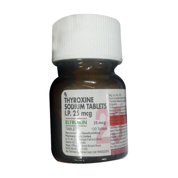 ELTROXIN 25mcg Tablet 120's