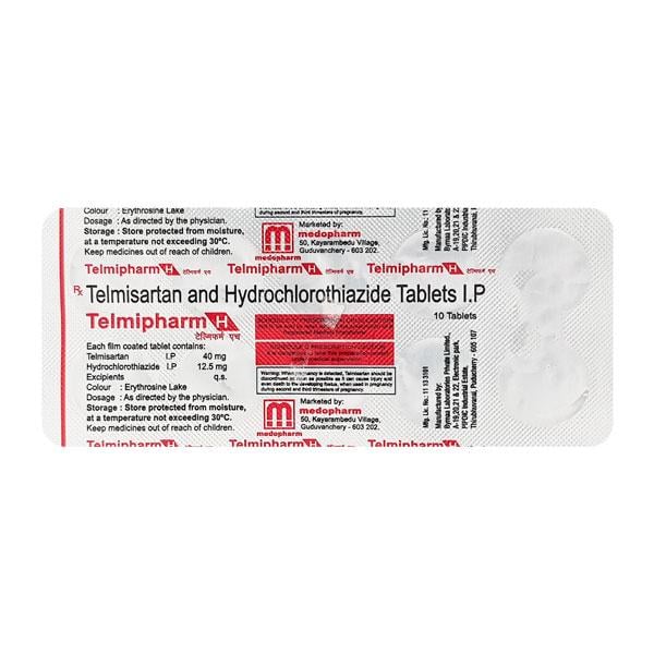 Telmipharm H Tablet 10'S