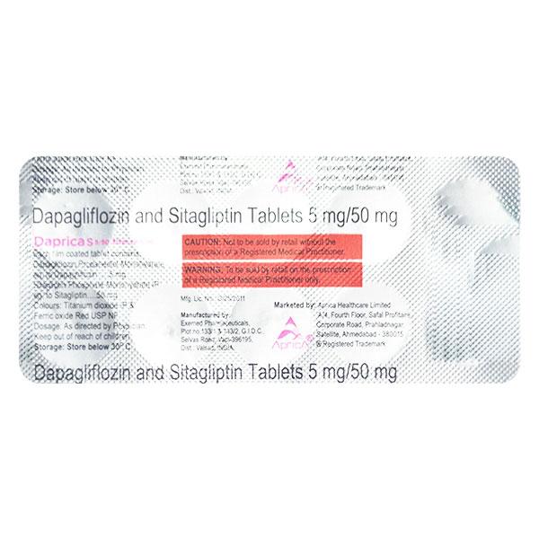 DAPRICA S 5/50 Tablet 10's
