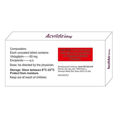 ACVILDA 50 Tablet 10's