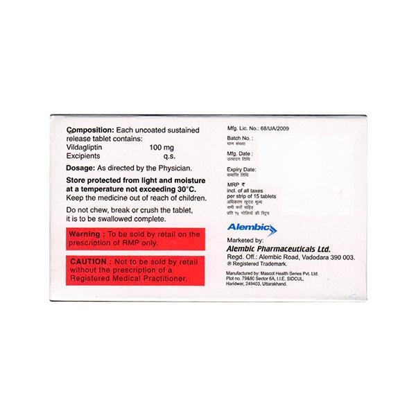GLIPY OD 100 SR Tablet 15's