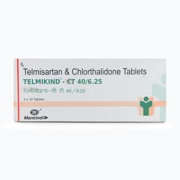 TELMIKIND CT 40/6.25mg Tablet 10's