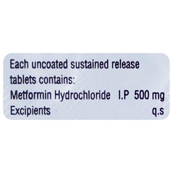 GLUCOBEAT XR 500mg Tablet 10's