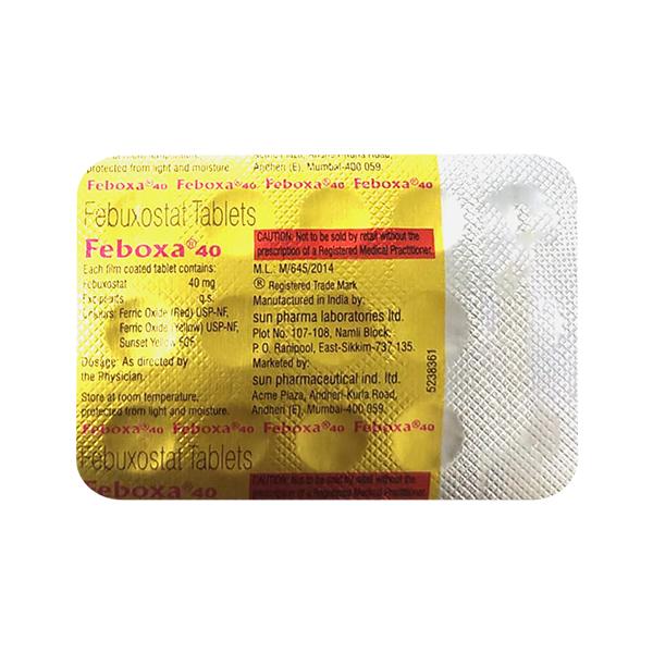 FEBOXA 40 Tablet 15's