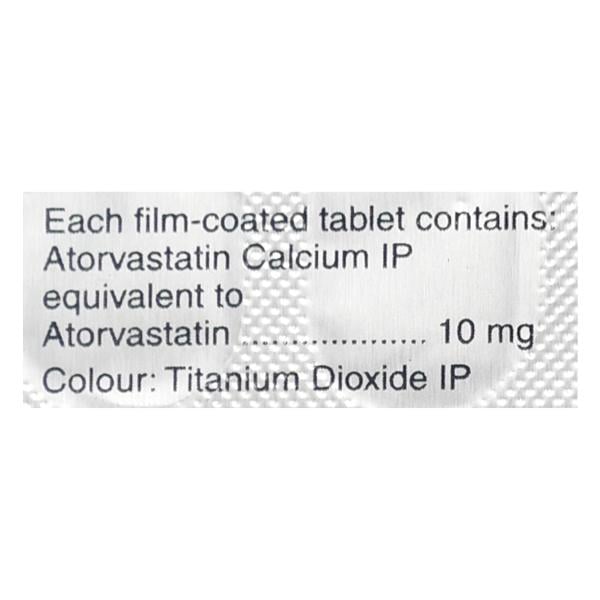 Atorlip 10mg Tablet 15'S
