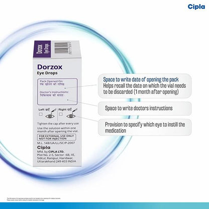 Dorzox Eye Drops 5ml
