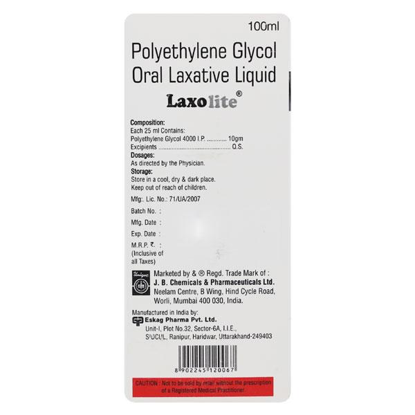 LAXOLITE Sugar Free  Liquid 100ml