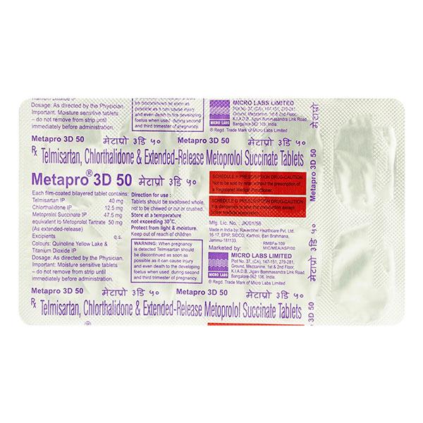 METAPRO 3D 50 Tablet 10's