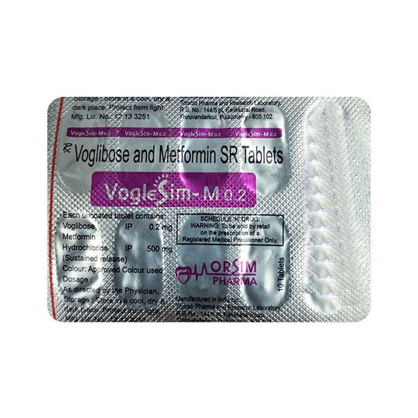 VOGLESIM M 0.2mg Tablet 10's