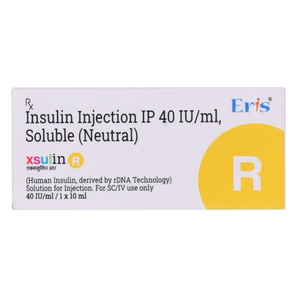 XSULIN R 40iu Injection 10ml