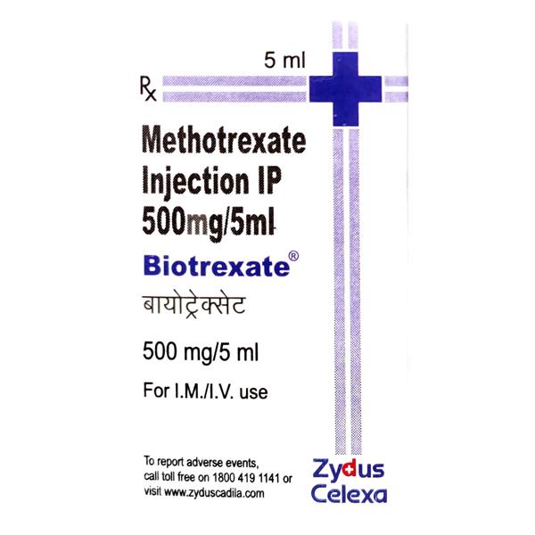 Biotrexate 500mg Injection 5ml
