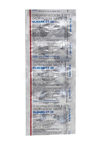 Olmark CT 20mg Tablet 10'S