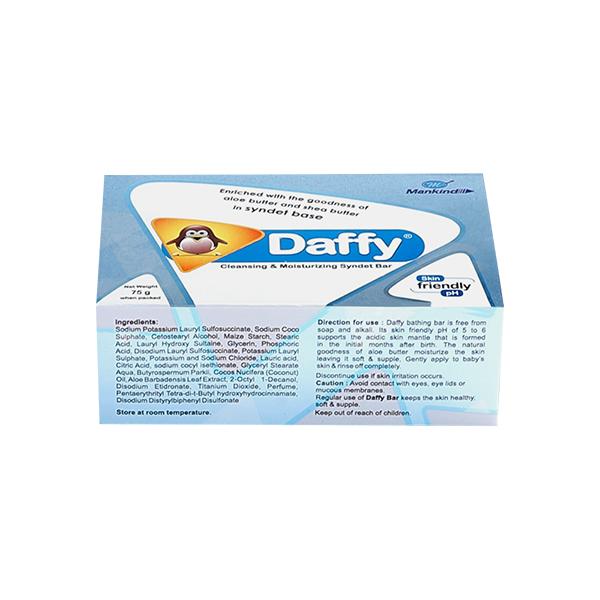 Daffy Cleansing & Moisturizing Syndet Bar 75gm