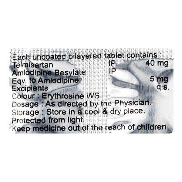 TELMIPIL AM 40 Tablet 10's