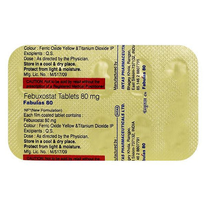 Fabulas 80mg Tablet 10'S
