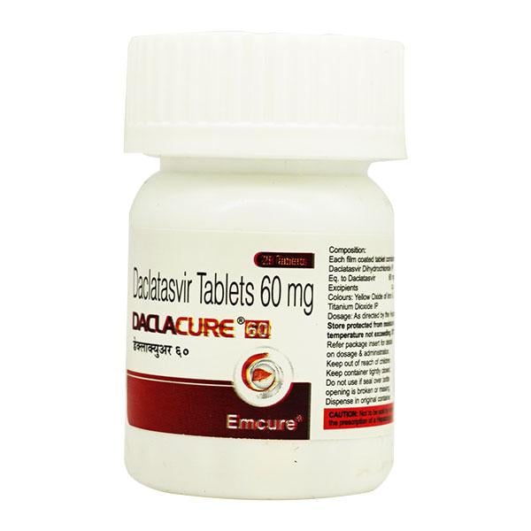 Daclacure 60mg Tablet 28'S