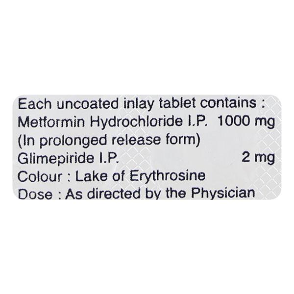 METRIDE DS 2mg Tablet 15's