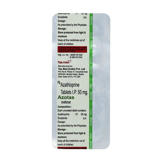 AZOTAS 50mg Tablet 10's