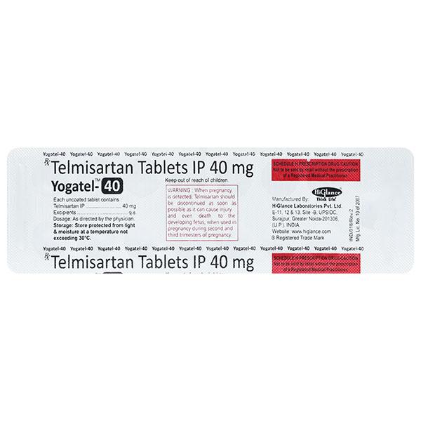YOGATEL 40mg Tablet 15's