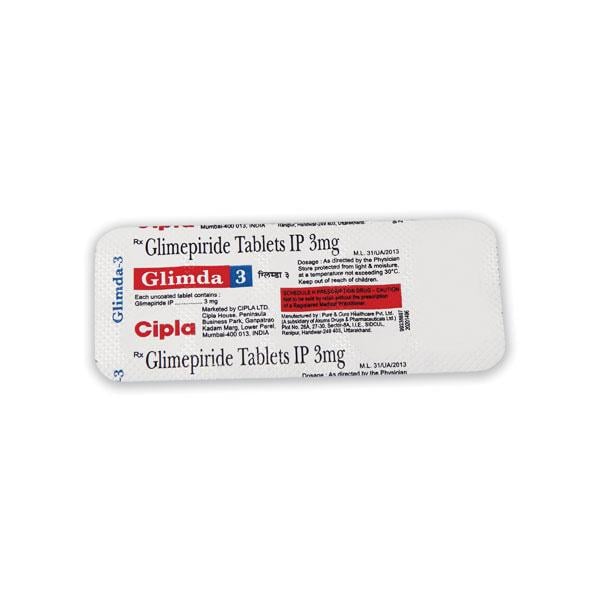 GLIMDA 3 Tablet 10's
