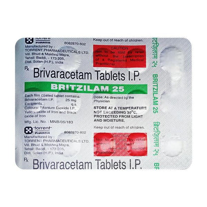BRITZILAM 25 Tablet 15's