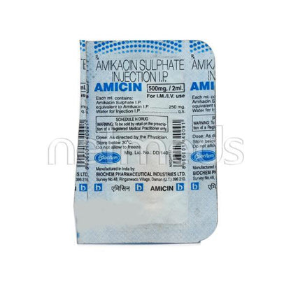 Amicin 500mg Injection 2ml