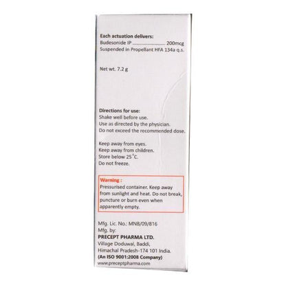NOSTHMA BUDE 200 CFC FREE Inhaler 120md
