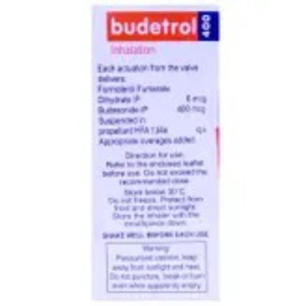 Budetrol 400mcg+12Mcg Inhaler 1'S