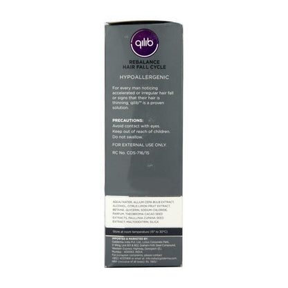 Qilib Rebalance Hair Fall Cycle Men Lotion 80ml - Global Surgicals