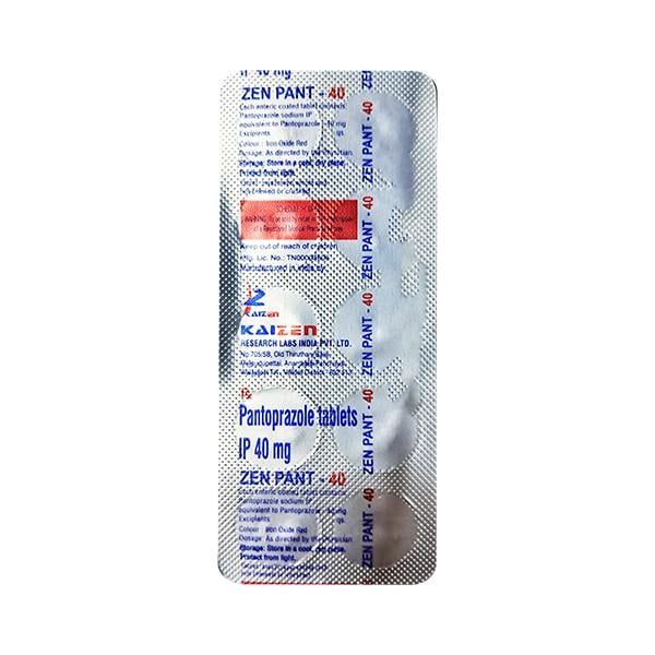 ZENPANT 40 Tablet 10's