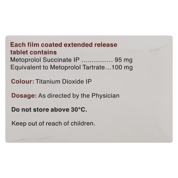 METOLAR XT 100 Tablet 15's