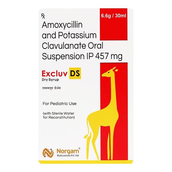 EXCLUV DS 457mg Dry Syrup 30ml