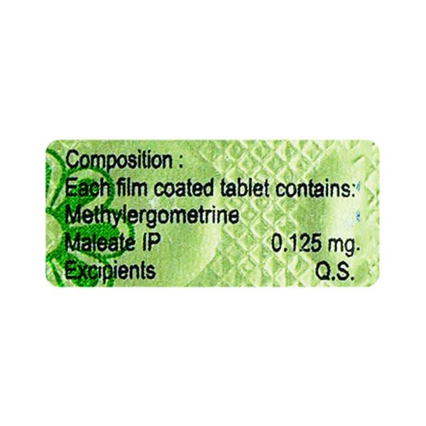 Ergolin 0.125mg Tablet 10'S