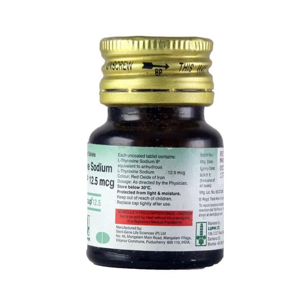 THYROUP 12.5mcg Tablet 120's