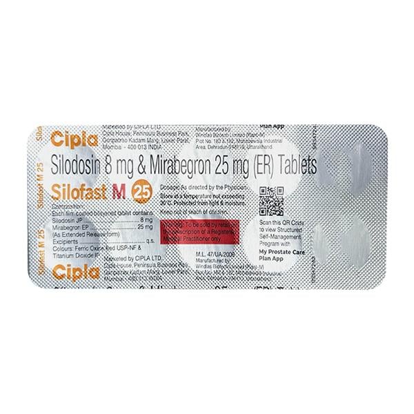 SILOFAST M 25 Tablet 10's