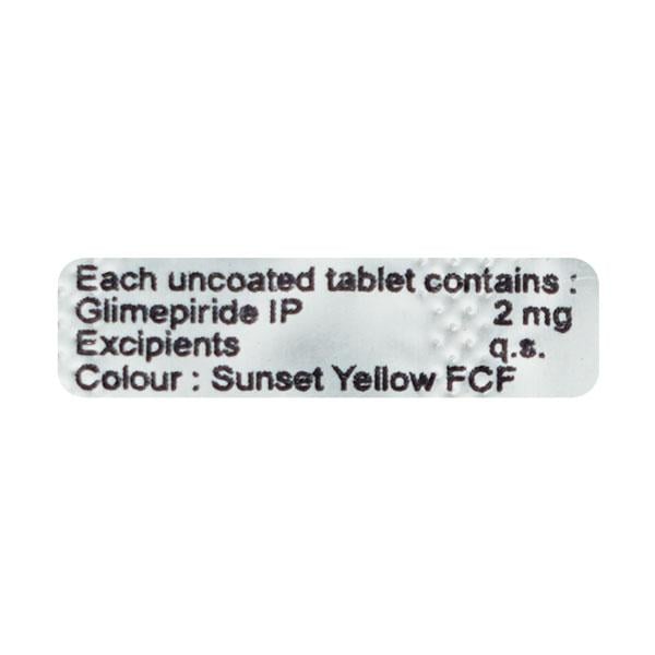 Glimestar 2mg Tablet 10'S