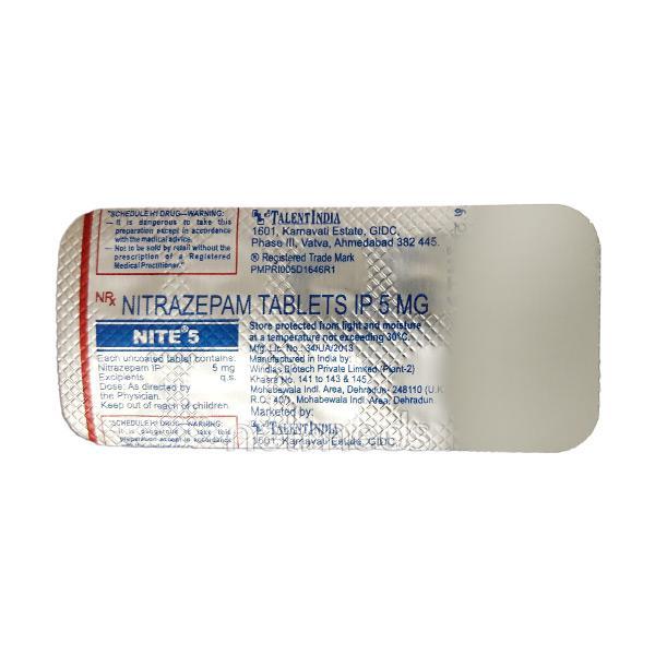 Nite 5mg Tablet 10'S