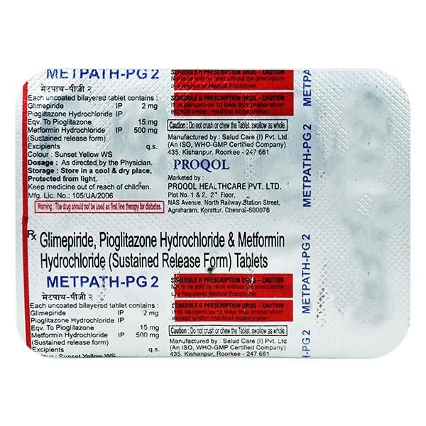METPATH PG2 Tablet 10's