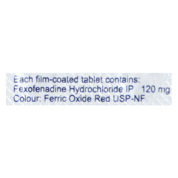 Fexova 120mg Tablet 10'S