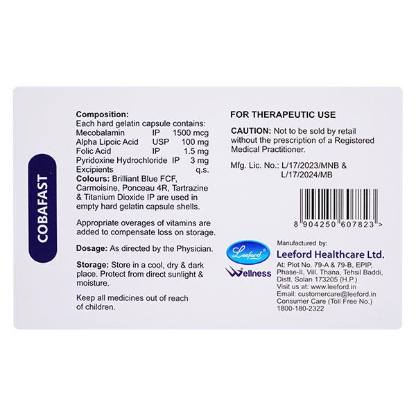 Cobafast Capsule 10'S