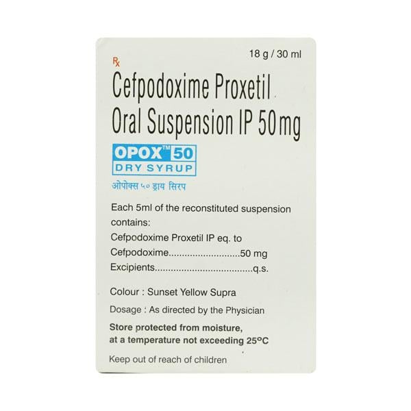 Opox 50mg Dry Syrup 30ml
