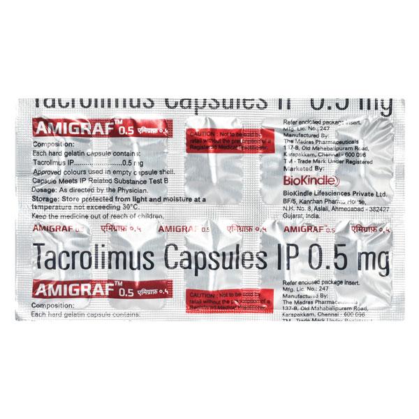 AMIGRAF 0.5 Capsule 10's