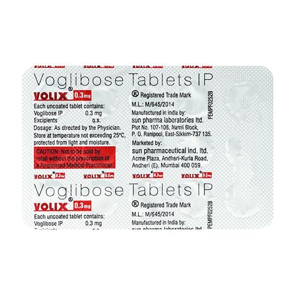 Volix 0.3mg Tablet 15'S