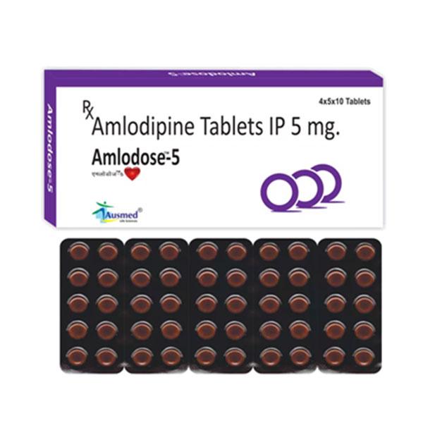 AMLODOSE 5 Tablet 10's