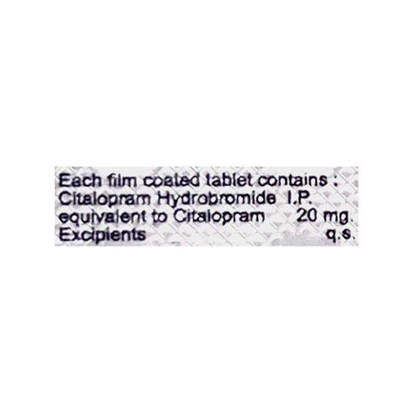 Citalop 20mg Tablet 10'S