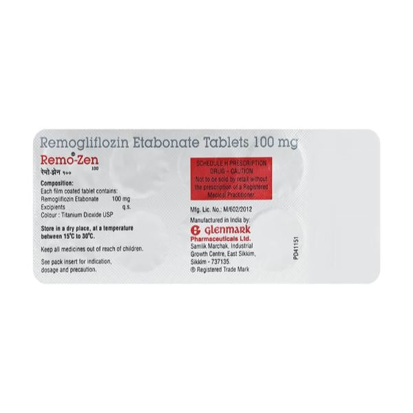 REMOZEN 100mg Tablet 10's