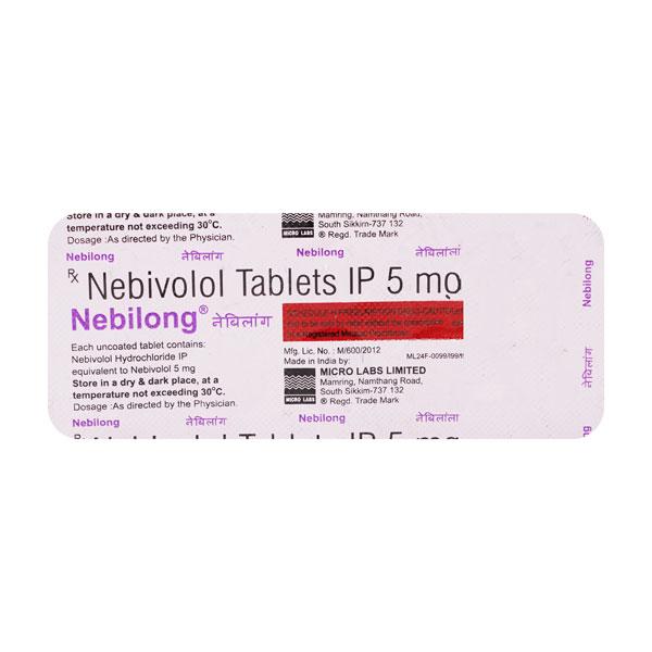 Nebilong 5mg Tablet 10'S